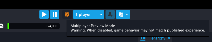 Multiplayer Preview Mode