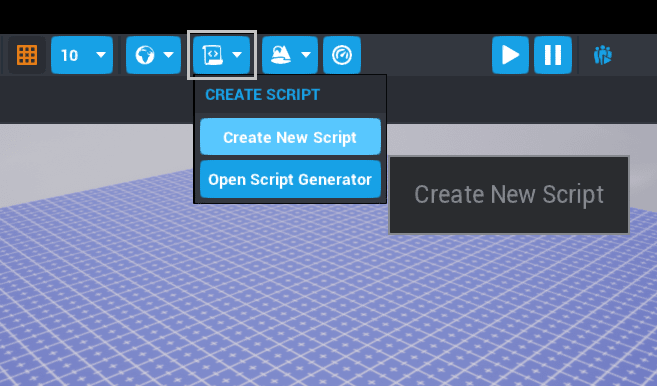 Create New Script